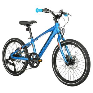 Velo Musculaire VTT 20 Leader Fox Gamp 2025 Garcon Bleu 6V (Taille Enfant 120 À 135 Cm)
