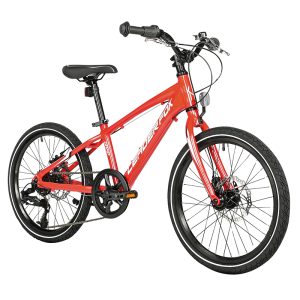 Velo Musculaire VTT 20 Leader Fox Gamp 2025 Garcon Rouge 6V (Taille Enfant 120 À 135 Cm)