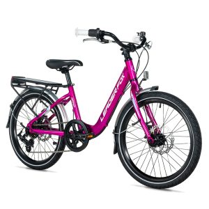 Vélo Musculaire VTT 20 Leader Fox Gamp 2026 Fille Fuchsia 6 V (Taille Enfant 120 à 135 cm)